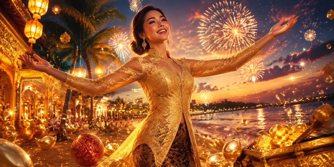 Pemain wanita berbaju kebaya di Pulau Pinang bermain permainan kad kasino dalam talian dengan penuh keyakinan